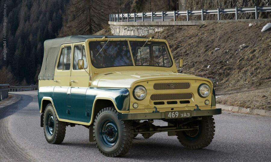 Imagem UAZ469-na-estrada2